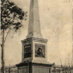 1909 Piski, Simeria; Bem szobor. Főző J. kiadása / statue (lyuk / hole)