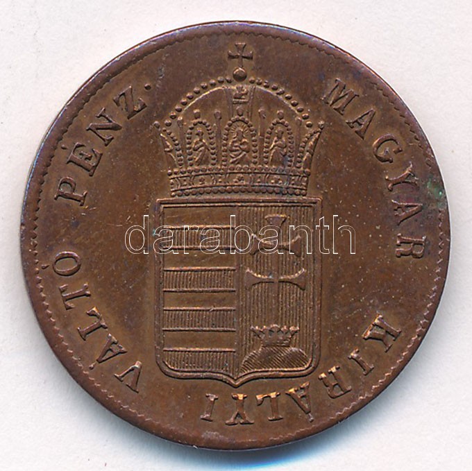1848. 1kr Cu T:2 ph. Adamo B1 - Image 2