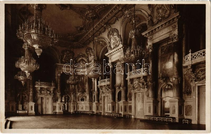 Budapest I. Királyi palota, táncterem belső