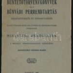 Büntetőtörvénykönyvek és a bűnvádi perrendtartás. Bp., 1908. Benkő Gyula. 32p. Kiadói papírkötésben