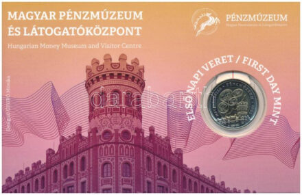 2022. 100Ft 'Magyar Pénzmúzeum és Látogatóközpont' első napi veret sorszámozott emléklapon '05631' T:1