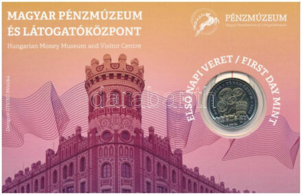 2022. 100Ft 'Magyar Pénzmúzeum és Látogatóközpont' első napi veret sorszámozott emléklapon '05630' T:1