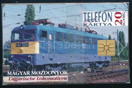 1995 Magyar mozdonyok. Használatlan telefonkártya, bontatlan csomagolásban. Csak 4000 pld!