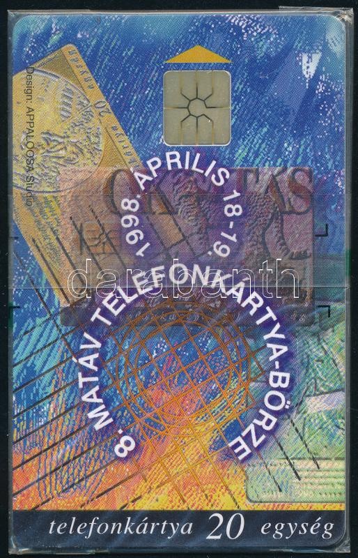 1998 Iparművészeti Múzeum telefonkártyabörze használatlan telefonkártya, bontatlan csomagolásban, Sorszámozott, csak 2000db!