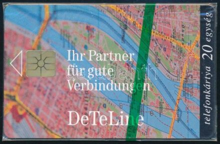1998 DeTeLine használatlan telefonkártya, bontatlan csomagolásban. Csak 3500 db!