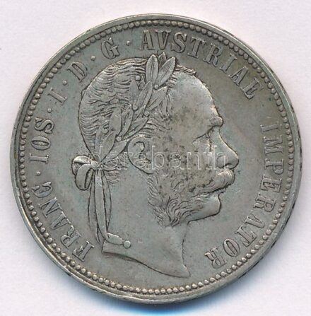 Ausztria 1879. 1Fl Ag 'Ferenc József' T:1-,2 patina, kis ph Austria 1879. 1 Florin Ag 'Franz Joseph' C:AU,XF patina, small edge error Krause KM#2222