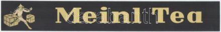 cca 1920-1940 Meinl Tea reklám nyomtatvány, 5x36 cm