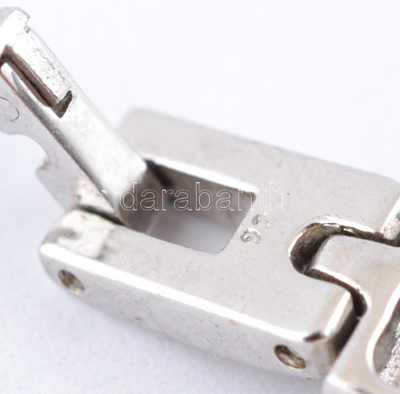 Ezüst(Ag) csavart nyaklánc, jelzett, sérült, h: 16 cm, bruttó: 26,2 g - Image 3