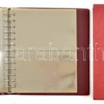 Képeslap album 184 férőhellyel / Postcard album for 184 postcards (19,5 x 23,5 cm)