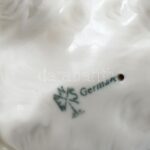 Ens porcelán foxi kutya pár, jelzett, hibátlan, m: 17 cm - Image 3