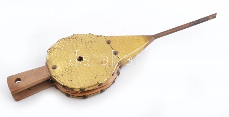 Régi dísz, fújtató, h: 55 cm