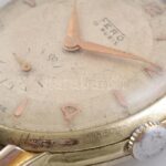 Fero kézi felhúzós, mechanikus karóra, működő, jó állapotban, kopott óratok, bőrszíj d: 34 mm - Image 2