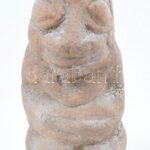 Antik Vénusz Kissi törzs, faragott, kő szobor m: 16 cm / Anique Kissi Stone Figure - Image 2
