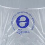 Zawiercie lengyel talpas borospohár, 6 db, ólomkristály, etikettel jelzett, hibátlan, m: 17,5 cm - Image 3