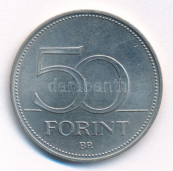 1993. 50Ft Cu-Ni évgyűrű hiányzik! T:2 kis ph, karc Adamo F11