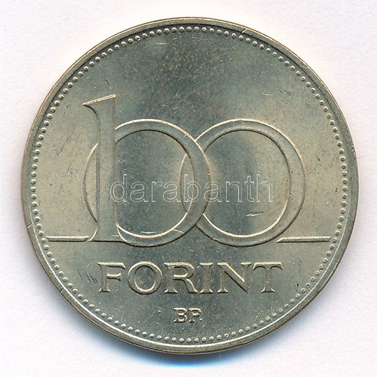1994. 100Ft Cu-Ni-Zn T:2 patina, kis karc Adamo F12