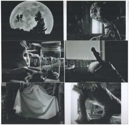 1982 ,,E. T. - a földönkívüli' című film jelenetei és szereplői, 13 db mai nagyítás, 10x15 cm