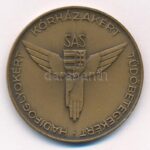 Loósz József (1908-1985.) 1947. 'SAS - Hadifoglyokért, kórházakért, tüdőbetegekért / Siess-Adj-Segíts' bronz emlékérem (40mm) T:1- - Image 2