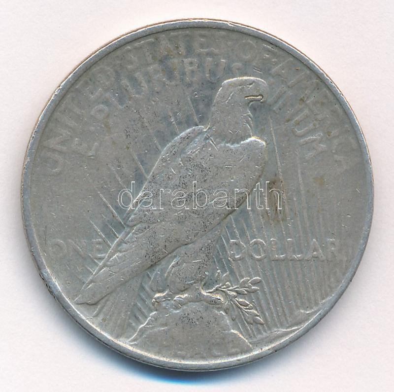Amerikai Egyesült Államok 1926. 1$ Ag 'Béke' T:2-,3 USA 1926. 1 Dollar Ag 'Peace' C:VF,F Krause KM#150