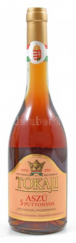 2004 Tokaji Aszú 5 puttonyos bontatlan palack bor