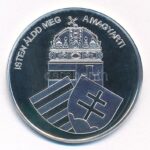 DN 'Nemzetünk nagyjai - I. Lajos' kétoldalas Ag emlékérem tanúsítvánnyal (10,37g/0.999/35mm) T:PP - Image 2