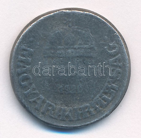 1926. 50f korabeli ólom hamisítvány T:3 - Image 2