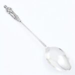 Ezüst(Ag) 'apostol' kanál, jelzett, h: 10,5 cm, nettó: 5,7 g