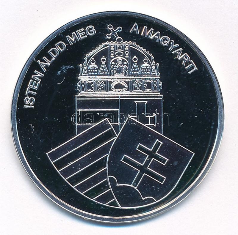 DN 'Nemzetünk nagyjai - IV. Béla' kétoldalas Ag emlékérem tanúsítvánnyal (10,37g/0,999/35mm) T:PP - Image 2