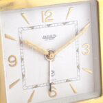 Jaeger utazó óra, működik, kopásnyomokkal, m:10 cm - Image 2