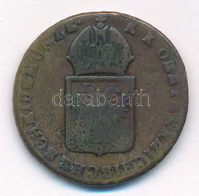 1816O 1kr Cu T:3 Unger III.: 1406.d, Huszár: 2061. - Image 2