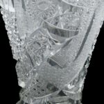Ólomkristály váza, hibátlan, 34 cm - Image 3