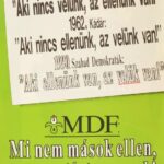 9 db MDF választási plakát valamint ritka plakátok a rendszerváltás idejéből - Image 3