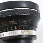 Carl Zeiss Flektogon 4/25-ös objektív bőr tokkal, Exacta bajonettes, működő állapotban, d: 8 cm tokkal - Image 4