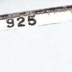 Ezüst(Ag) fülbevalópár gyöngy díszítéssel, jelzett, d: 1,5 cm, bruttó: 8,6 g - Image 2