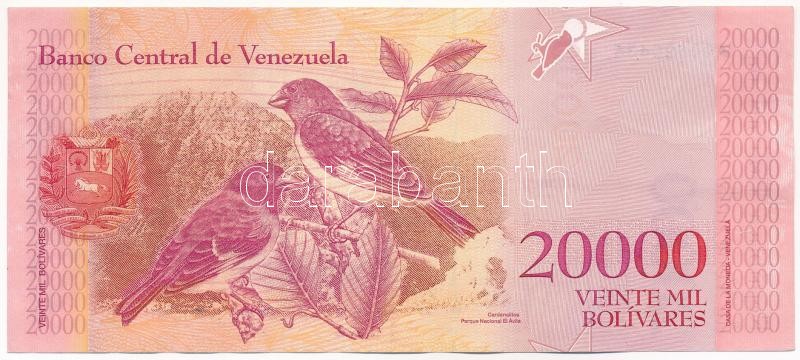 Venezuela 2017. 20.000B 'A 90520435' T:II Venezuela 2017. 20.000 Bolívares 'A 90520435' C:XF Krause P#99 - Image 2