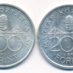 1992-1993. 200Ft Ag 'MNB' (2xklf) T:1- Adamo F13 - Image 2