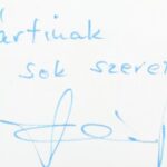 Szécsi Pál énekes autográf dedikált fotója 6x9 cm - Image 2