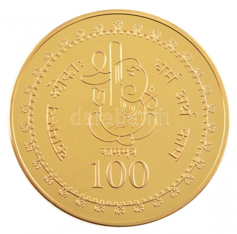 DN 'Kámaszutra - Alkalmazkodó csók' aranyozott Cu multicolor érem, német nyelvű leírással, magyar tanúsítvánnyal T:1 ND 'Kamasutra - Der gewendete Kuss' gold plated multicolor Cu coin with German language description and Hungarian - Image 2