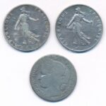 Franciaország 1894-1916. 50c Ag (3xklf) T:2-,3 France 1894-1916. 50 Centimes Ag (3xdiff) C:VF,F Krause KM#834, KM#854 - Image 2
