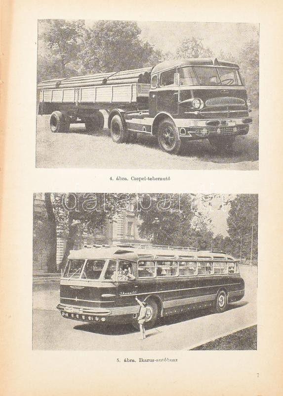 Ternai Zoltán: A gépkocsi. Bp., 1959, Műszaki. Kiadói félvászon kötés, törött kötéstábla, kopottas állapotban. - Image 2