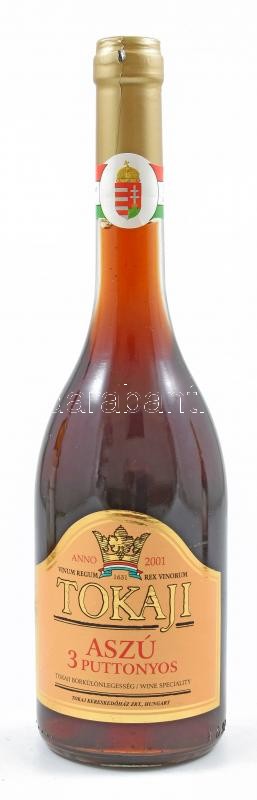 2001 3 puttonyos tokaji aszú bontatlan palack