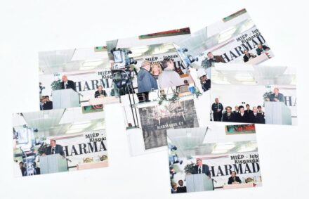 2006 Csurka István MIÉP Gyűlésen beszédet mond 7 db fotó 9x12 cm