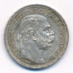 1912KB 1K Ag 'Ferenc József' T:1-,2 patina Adamo K5.1