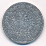 Ausztria 1900. 5K Ag 'Ferenc József' T:2-,3 kis patina Austria 1900. 5 Corona Ag 'Franz Joseph' C:VF,F small patina Krause KM#2807 - Image 2