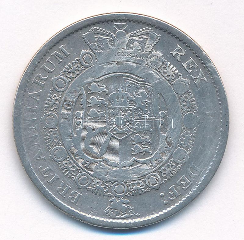 Nagy-Britannia 1816. 1/2C Ag 'III. György' T:3 Great Britain 1816. 1/2 Crown Ag 'George III' C:F Krause KM#667 - Image 2