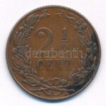 Hollandia 1903. 2 1/2c bronz 'I. Vilma' T:2- patina Netherlands 1903. 2 1/2 Cents bronze 'Wilhelmina' C:VF patina Krause KM#134 - Image 2