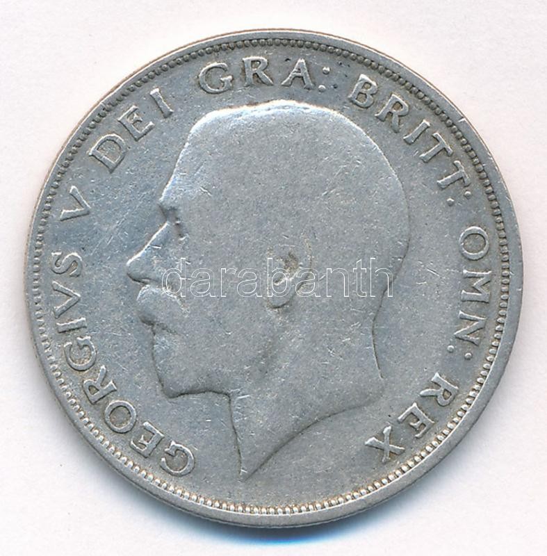 Nagy-Britannia 1920. 1/2C Ag 'V. György' T:3 Great Britain 1920. 1/2 Crown Ag 'George V' C:F Krause KM# 818.1a