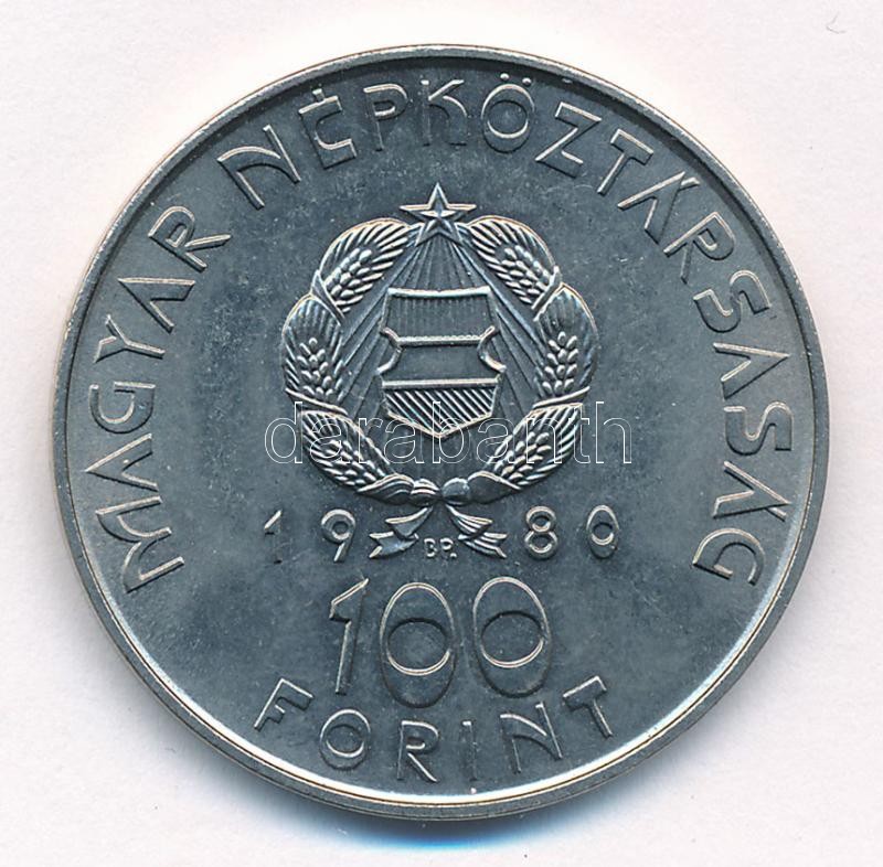 1980. 100Ft Cu-Ni 'Szovjet-magyar közös űrrepülés' T:1 Adamo EM61 - Image 2