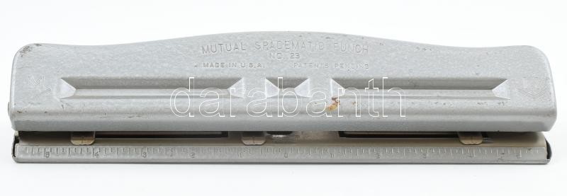 Mutual Spacematic Punch lyukasztó, kis rozsdafoltokkal, h: 29 cm