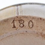 Antik, német, historizáló, kőedény korsó, jelzés nélkül, kopásokkal, apró csorbával, m: 31 cm - Image 2